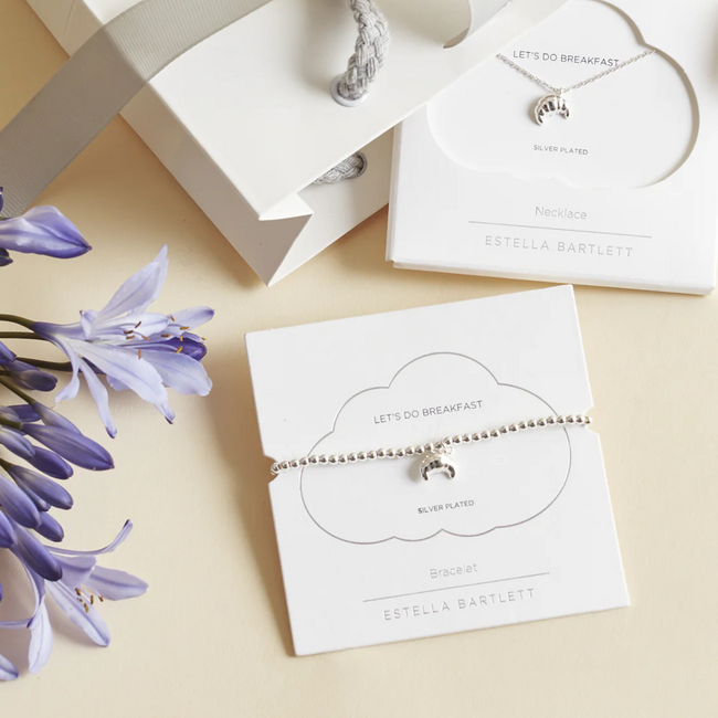 Estella Bartlett Armband - Sienna Croissant - Silver