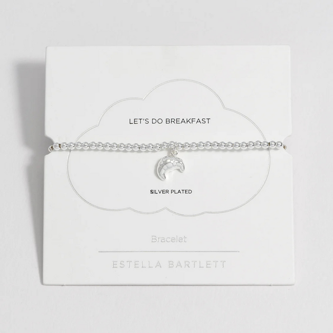 Estella Bartlett Armband - Sienna Croissant - Silver