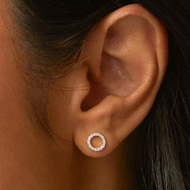 Estella Bartlett Oorbellen - Circles - Silver