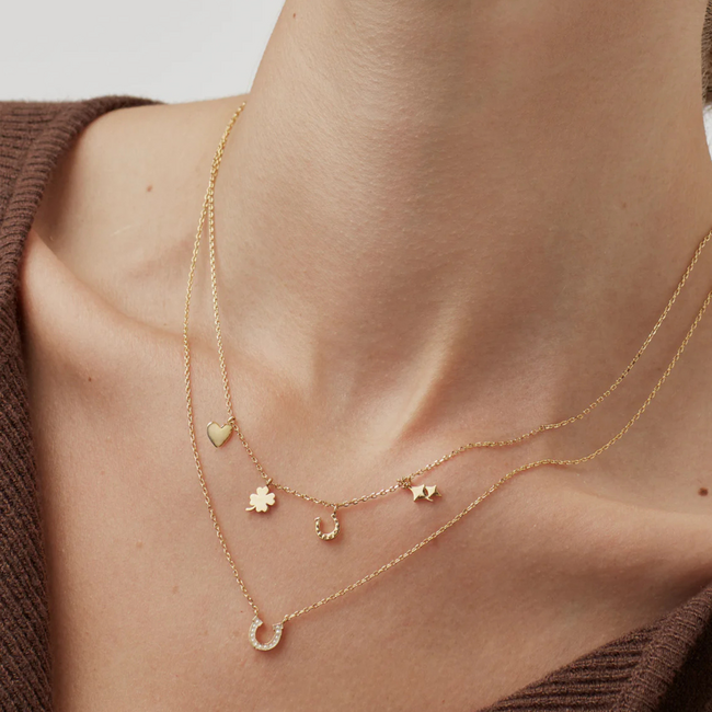 Estella Bartlett Ketting - Love and Luck - Gold