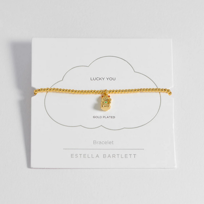Estella Bartlett Armband - Sienna Lucky Cat - Gold