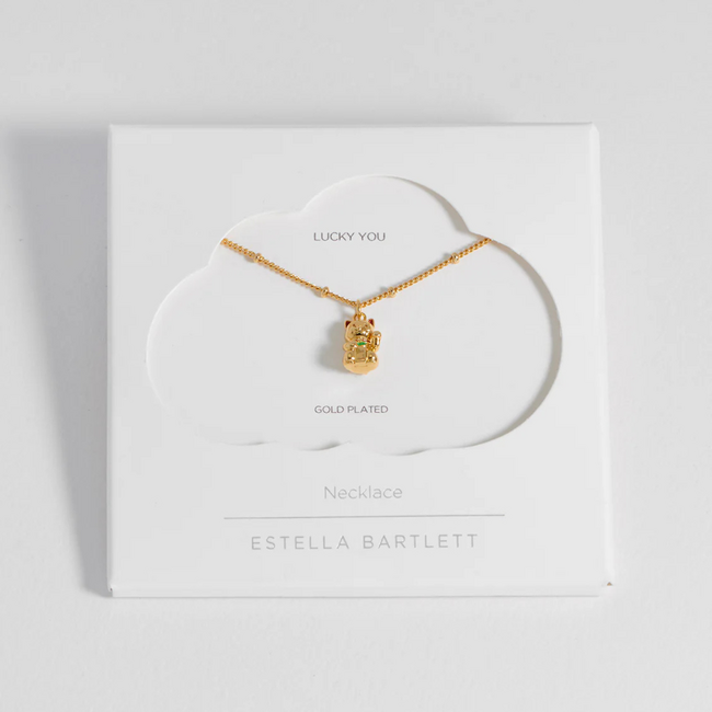 Estella Bartlett Ketting - Lucky Cat - Gold