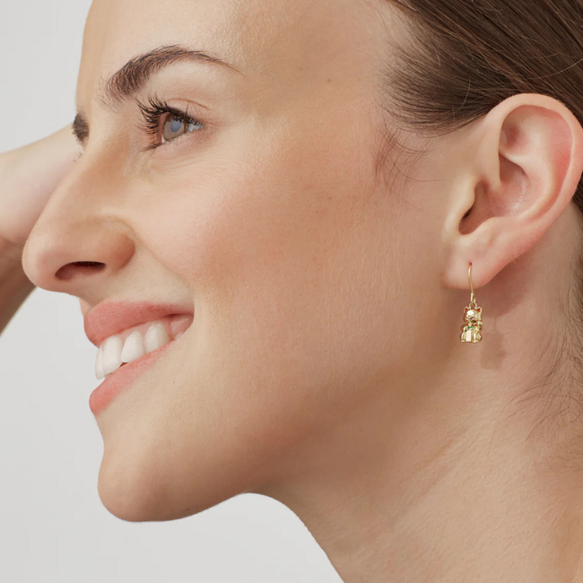 Estella Bartlett Oorbellen - Lucky Cat - Gold