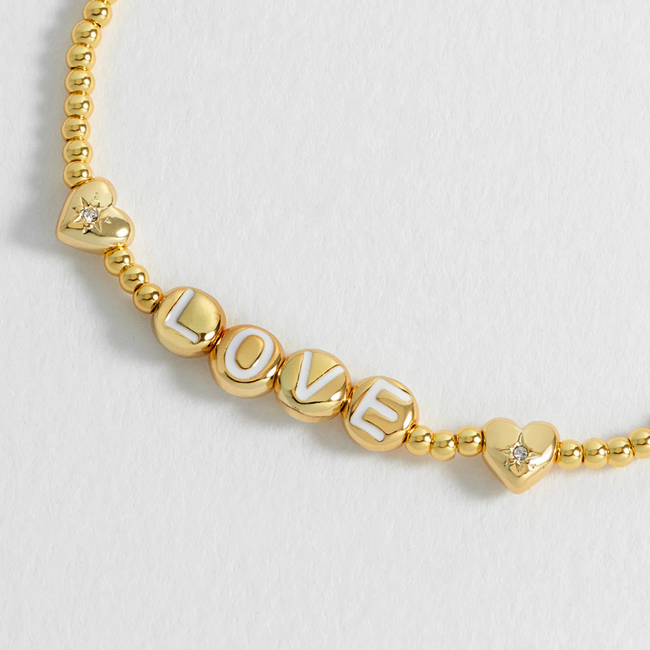 Estella Bartlett Armband - Sienna Love Letter - Gold