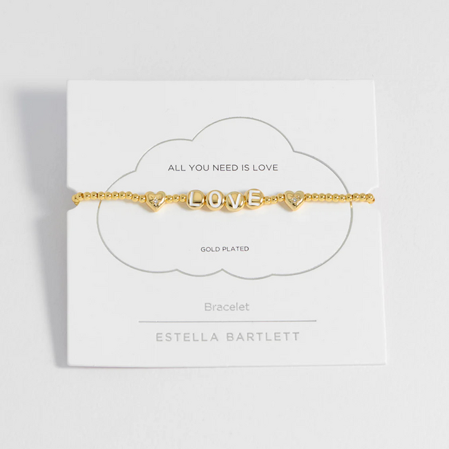 Estella Bartlett Armband - Sienna Love Letter - Gold
