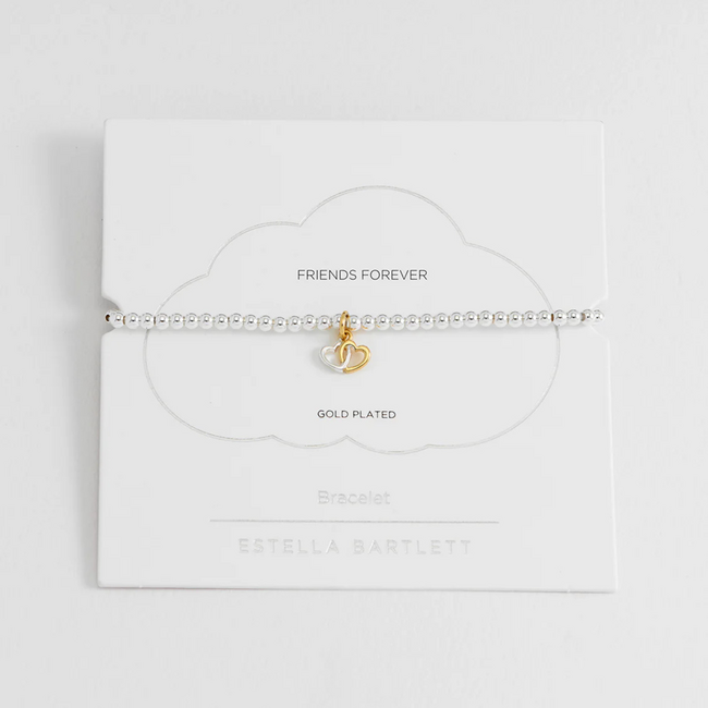 Estella Bartlett Armband - Sienna Double Hearts - Gold