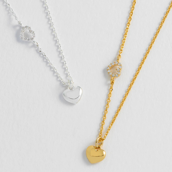 Estella Bartlett Ketting - Hearts - Silver