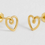 Estella Bartlett Oorbellen - Hearts - Gold
