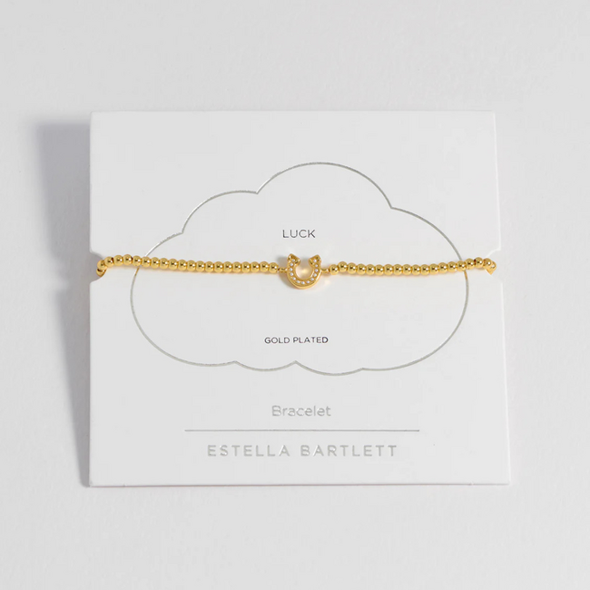 Estella Bartlett Armband - Sienna Pearl Horseshoe - Gold