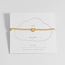 Estella Bartlett Armband - Sienna Pearl Horseshoe - Gold