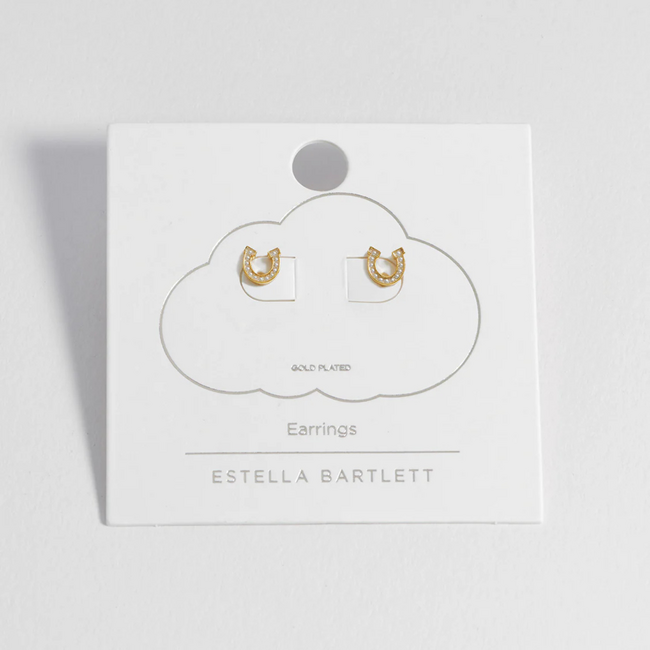 Estella Bartlett Oorbellen - Pearl Horseshoe - Gold