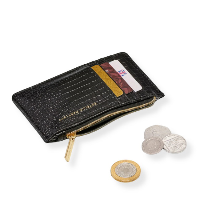 Estella Bartlett Kaarthouder - Black Croco