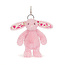 Jellycat Bag Charm - Blushkin Blossom Bunny