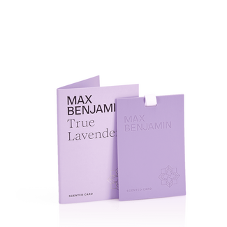 Max Benjamin True Lavender - Geurkaartje