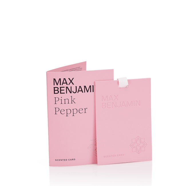 Max Benjamin Pink Pepper - Geurkaartje