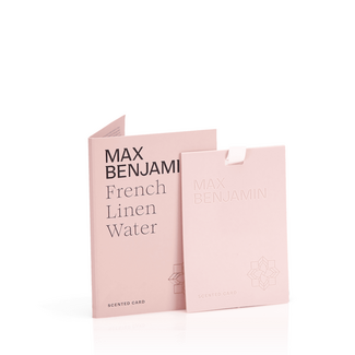 Max Benjamin French Linen Water - Geurkaartje