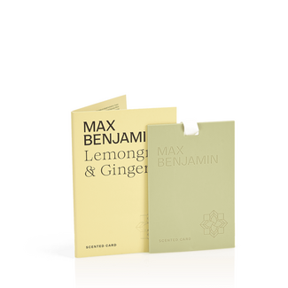 Max Benjamin Lemongrass & Ginger - Geurkaartje