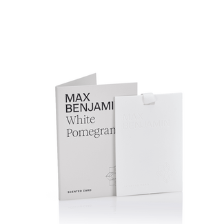 Max Benjamin White Pomegranate - Geurkaartje