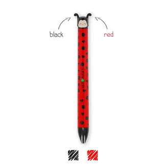 Legami Click & Clack Pen - Ladybug