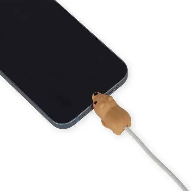Legami Hungry Friends - Cable Protector - Teddy Bear
