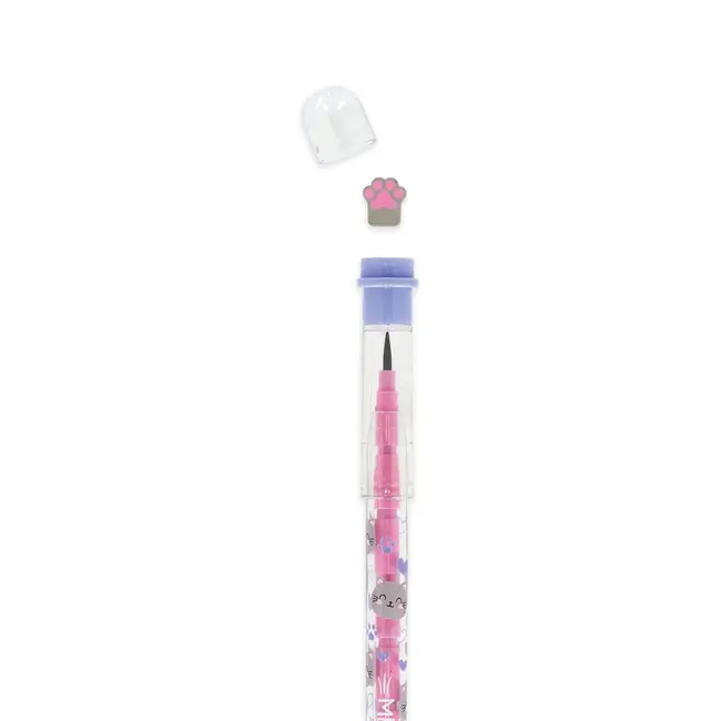 Legami Kitty - Stackable Pencil with Eraser