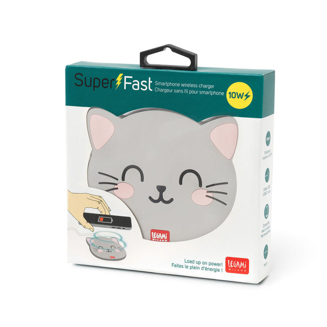 Legami Super Fast - Wireless Charger - Kitty