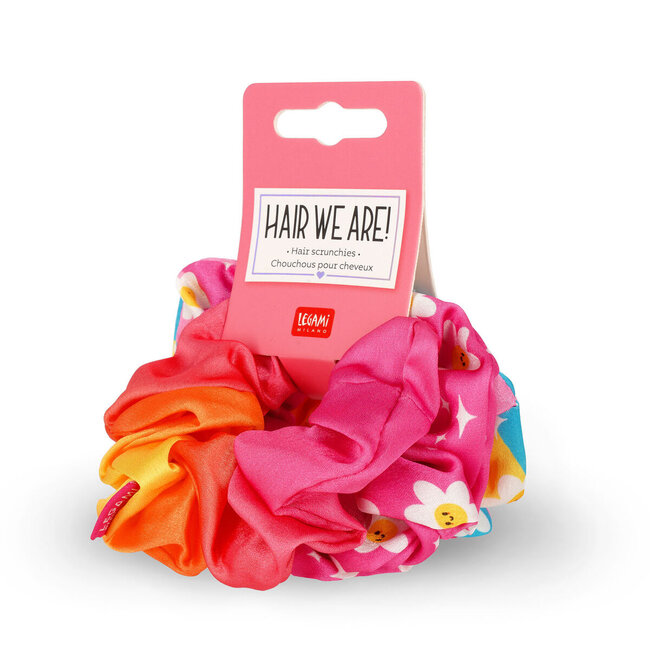 Legami Daisy - Set 3 Scrunchies