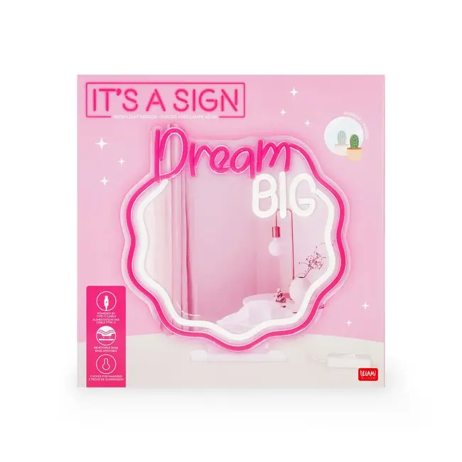 Legami It's a Sign - Mirror Neon - Dream Big