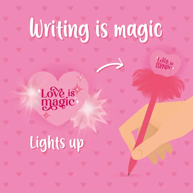 Legami Light Up Pen - Love is in the Air