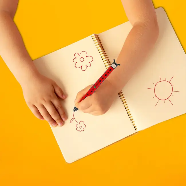 Legami Click & Clack Pen - Ladybug