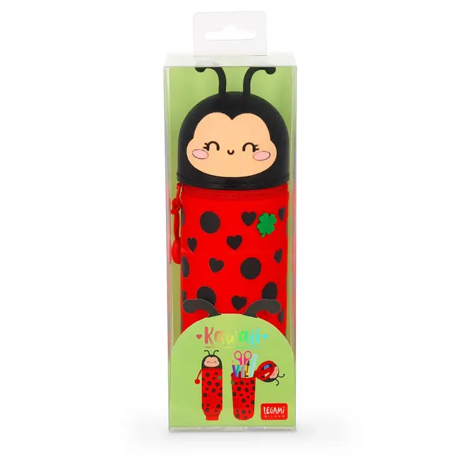 Legami Pennenzak 2-in-1 - Silicone - Ladybug