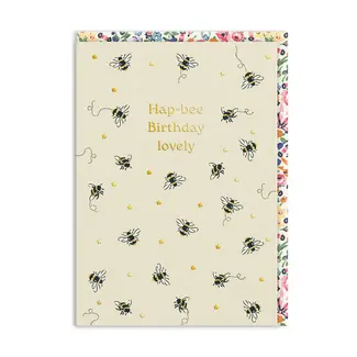 Cath Kidston Wenskaart - Hap-Bee Birthday Lovely