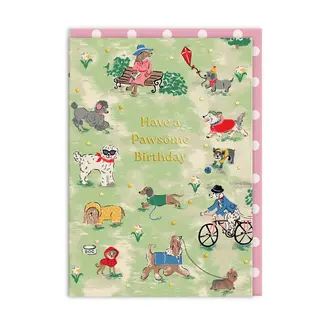 Cath Kidston Wenskaart - Have a Pawsome Birthday