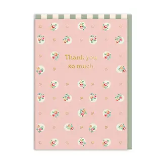 Cath Kidston Wenskaart - Thank you so Much