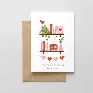 Enfant Terrible Wenskaart - You're my Favorite Love Story