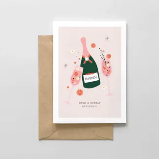 Enfant Terrible Wenskaart - Have a Bubbly Birthday
