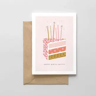 Enfant Terrible Wenskaart - Happy Birth-Yayyy