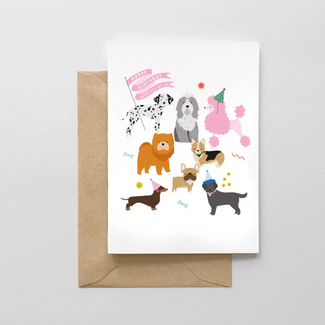 Enfant Terrible Wenskaart - Happy Birthday from all of us