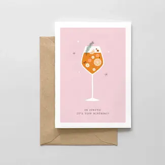 Enfant Terrible Wenskaart - Oh Spritz! It's your Birthday!