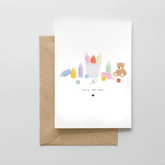 Enfant Terrible Wenskaart - Hoera, een Baby!