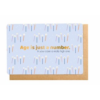 Enfant Terrible Wenskaart - Age is just a Number