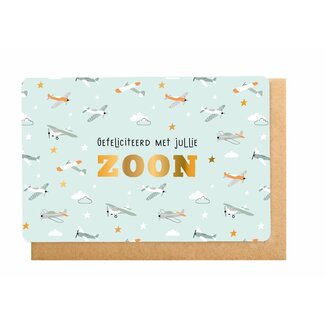 Enfant Terrible Wenskaart - Gefeliciteerd met jullie Zoon