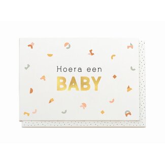 Enfant Terrible Wenskaart - Hoera een Baby