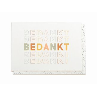 Enfant Terrible Wenskaart - Bedankt