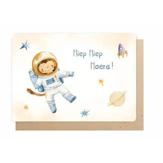 Enfant Terrible Wenskaart - Hiep Hiep Hoera!