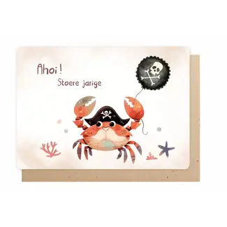 Enfant Terrible Wenskaart - Ahoi! Stoere Jarige