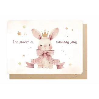 Enfant Terrible Wenskaart - Een Prinses is vandaag Jarig