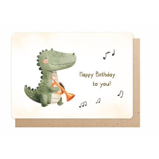 Enfant Terrible Wenskaart - Happy Birthday to You