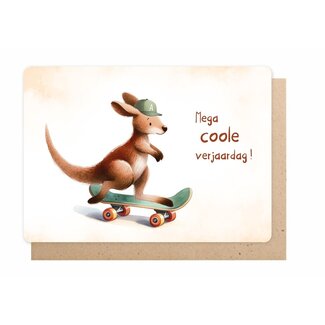 Enfant Terrible Wenskaart - Mega Coole Verjaardag