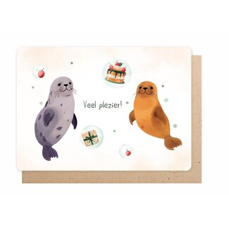 Enfant Terrible Wenskaart - Veel Plezier